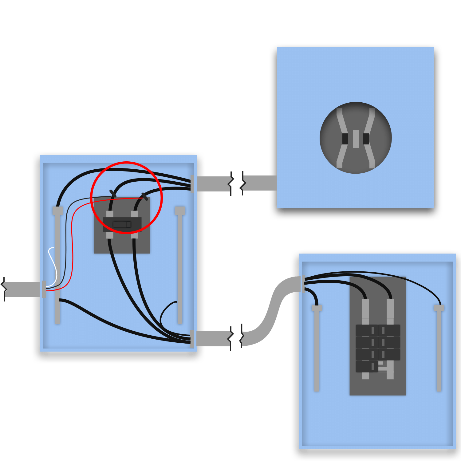 Supply Side - Main Disconnect wiring diagram