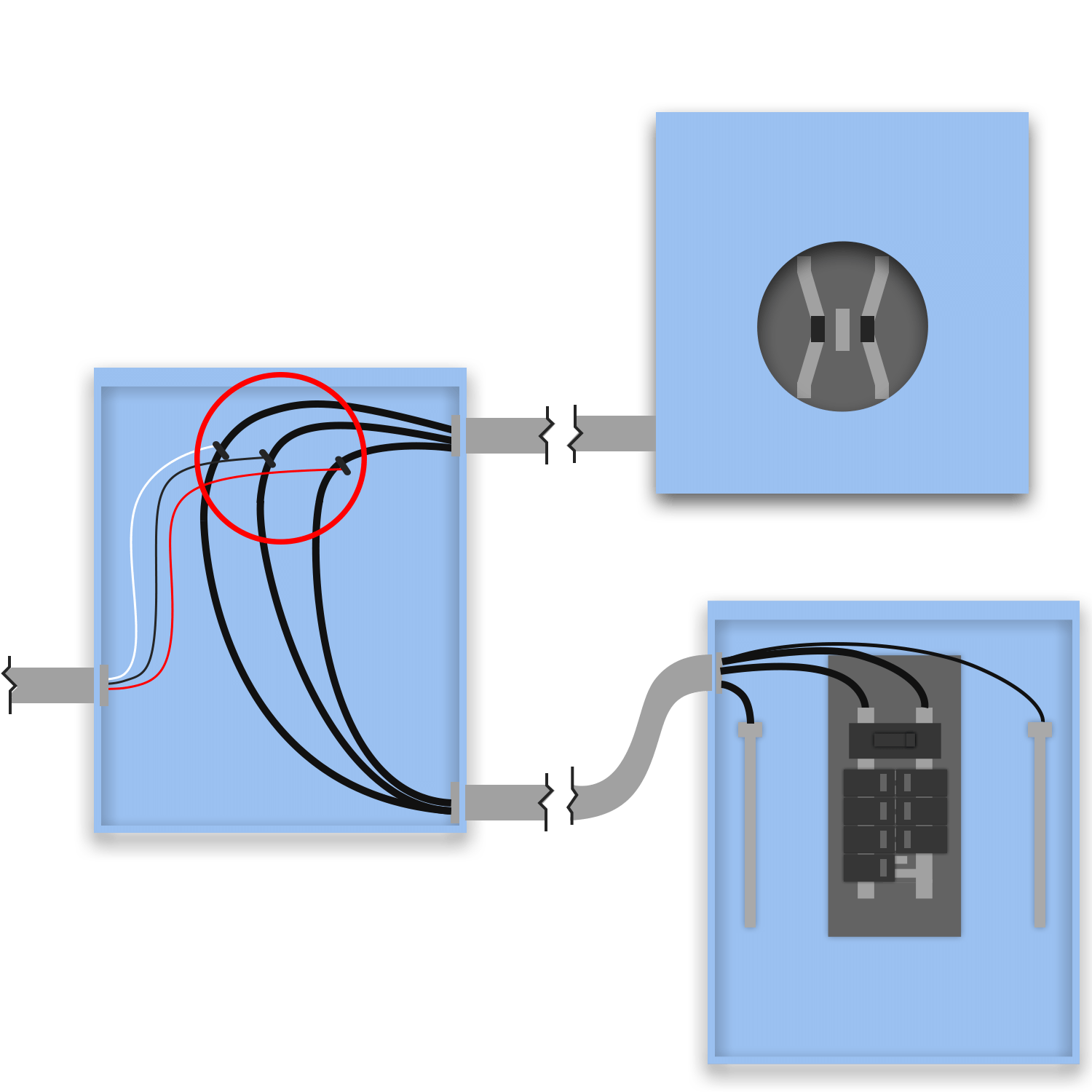 Supply Side with Wire Trough wiring diagram