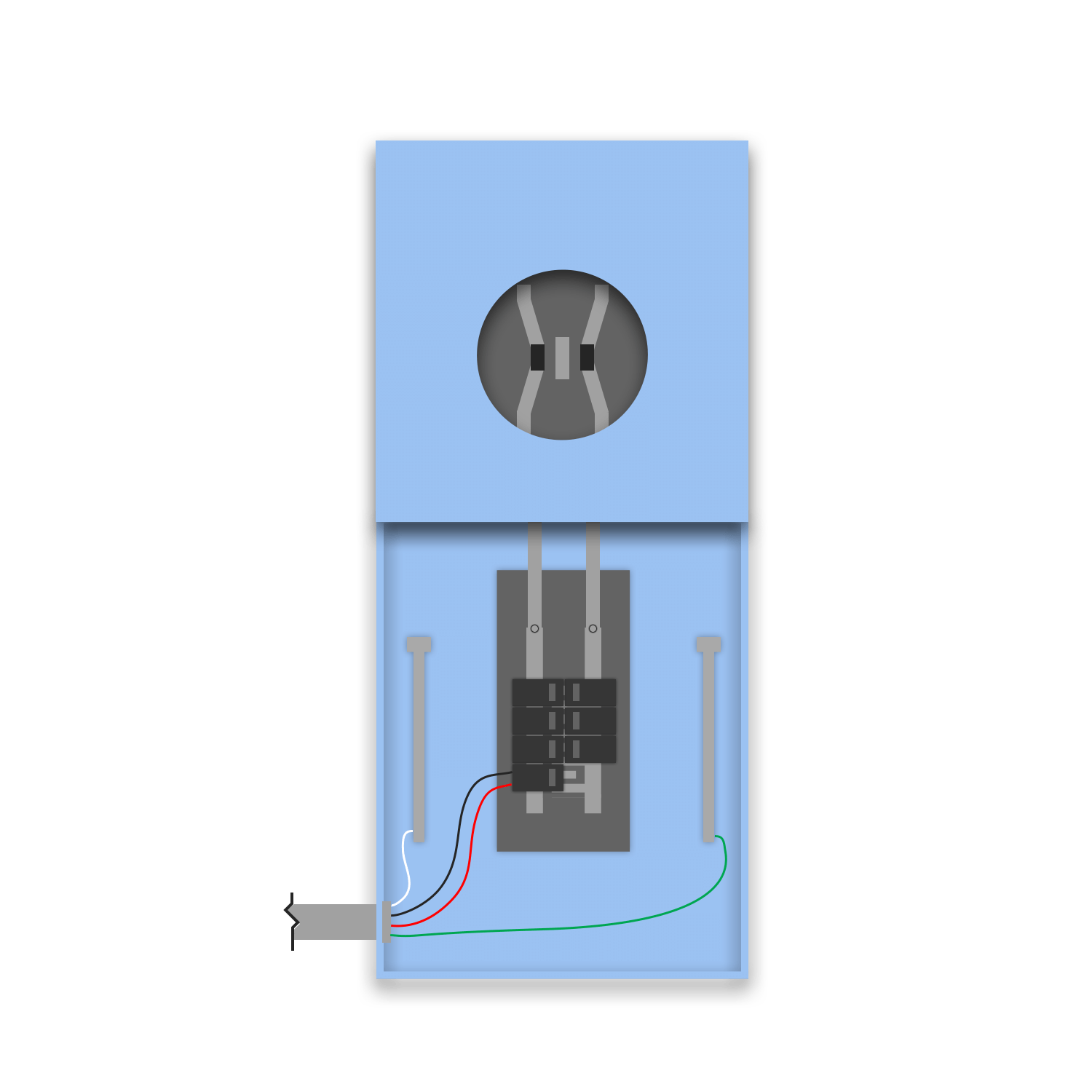 Supply Side with Breaker wiring diagram